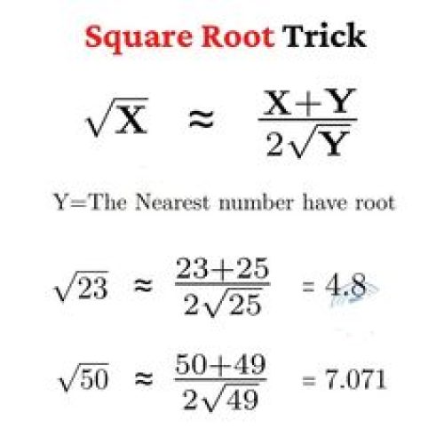 Maths trick