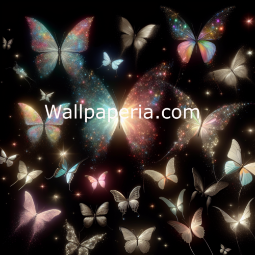 Many butterflies