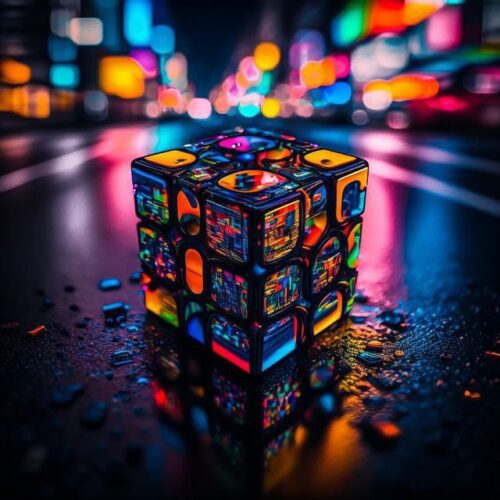Sparkling Cube