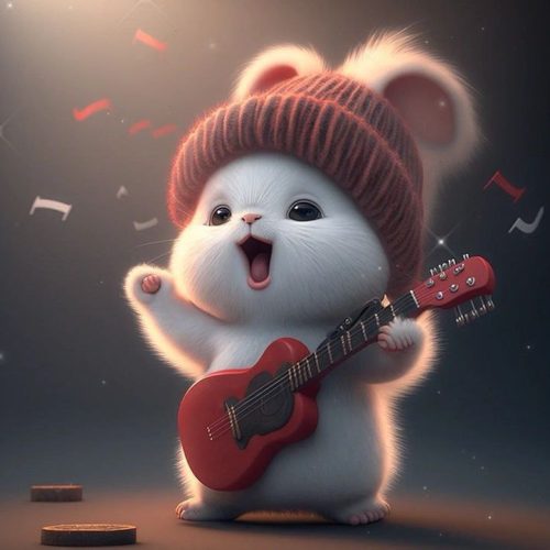 Teddy playing Guitar