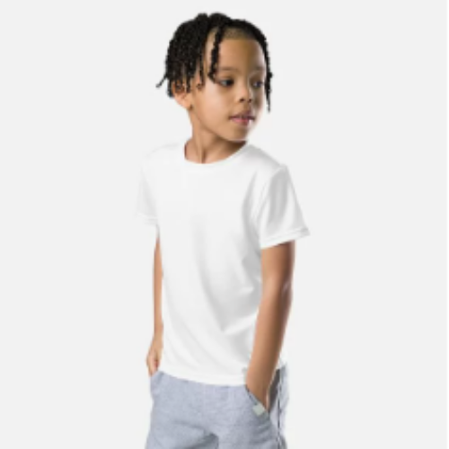 All-Over Print Kids Crew Neck T-Shirt