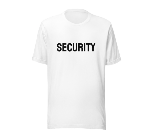 Security T-Shirt Mens White