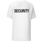 Security T-Shirt Mens White F&B - Image 2