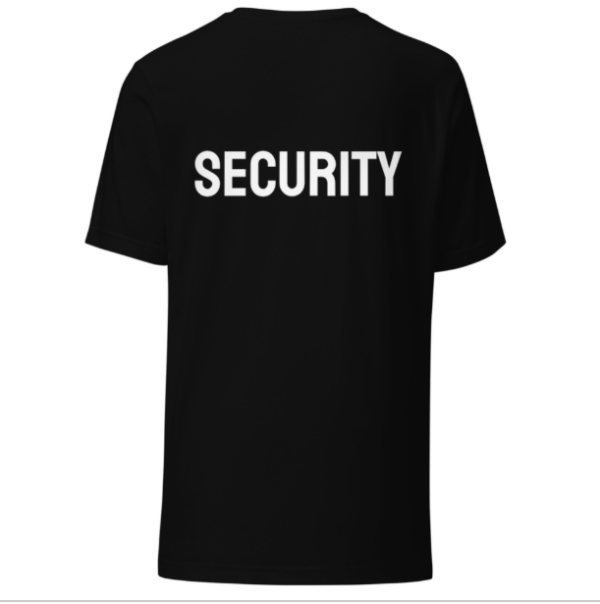 Security T-Shirt Mens Black F&B - Image 2